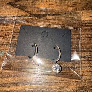 Crystal and Gold Earrings